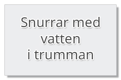 Tvättmaskin trumman snurrar inte